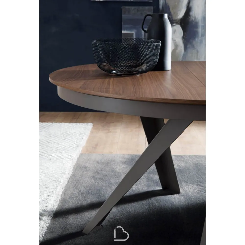 Wooden Table Ozzio Emisfero T236
