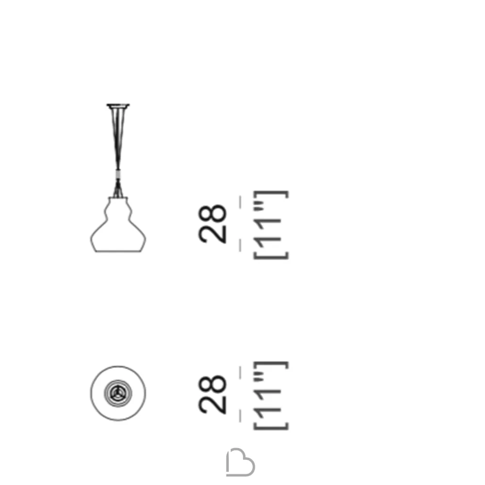 Hängeleuchte Arketipo Blob