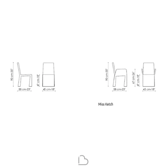 Chaise Bonaldo Ketch
