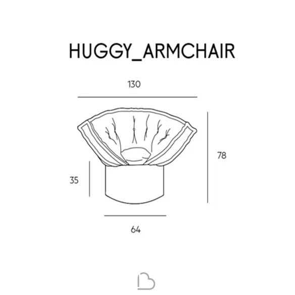 Lago Huggy Fauteuil