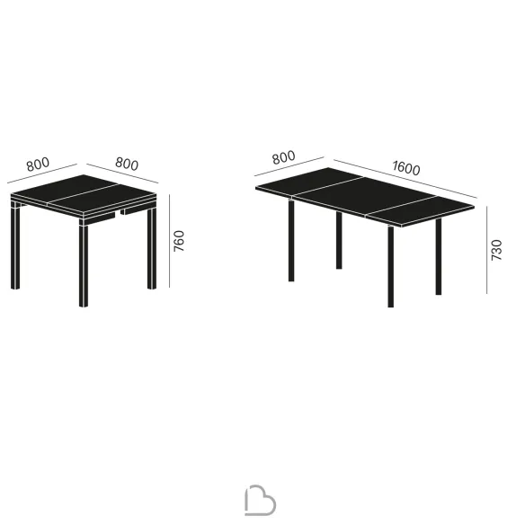 Table extensible Sculptures Jeux Piaf