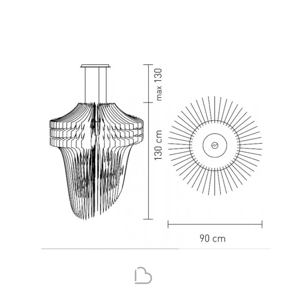Scheda tecnica Lampada a sospensione Slamp Aria