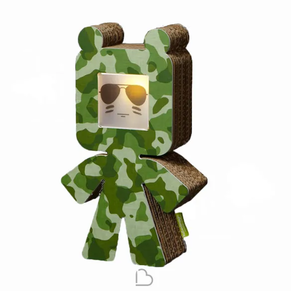 Lámpara de mesa Kubedesign Ted Army