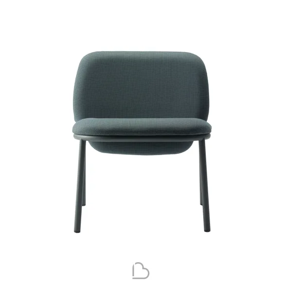 Sedia in acciaio Ondarreta Lana Low Back