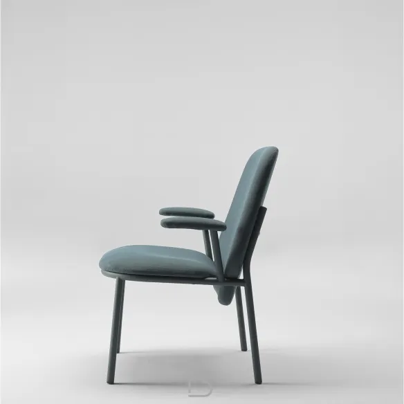 Fauteuil en acier Ondarreta Lana High Back