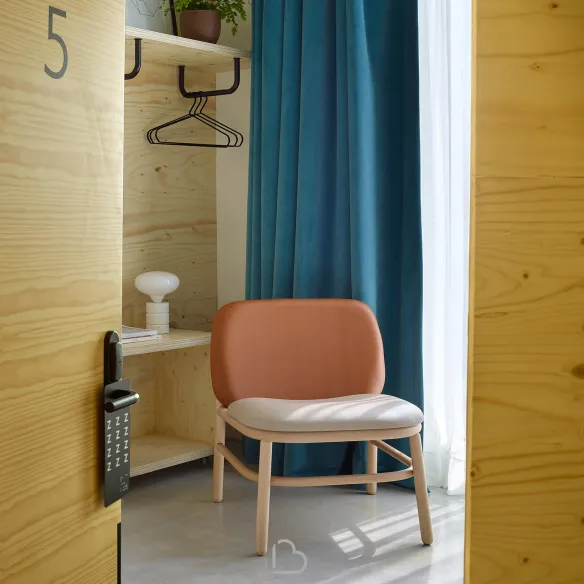 Chaise en bois Ondarreta Lana Low Back