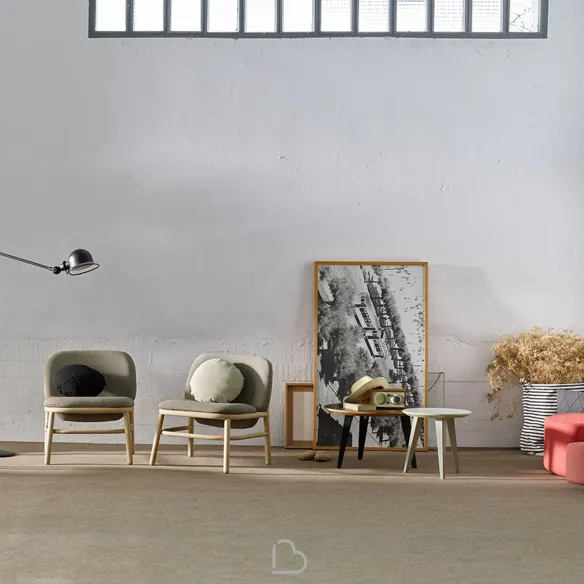Wooden chair Ondarreta Lana Low Back