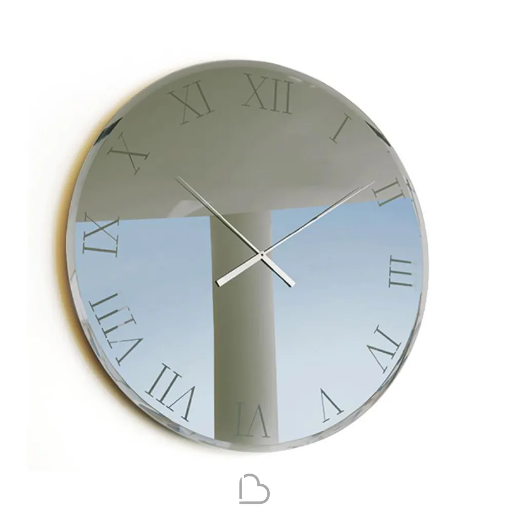 Orologio in vetro Reflex Titanium - BartHome