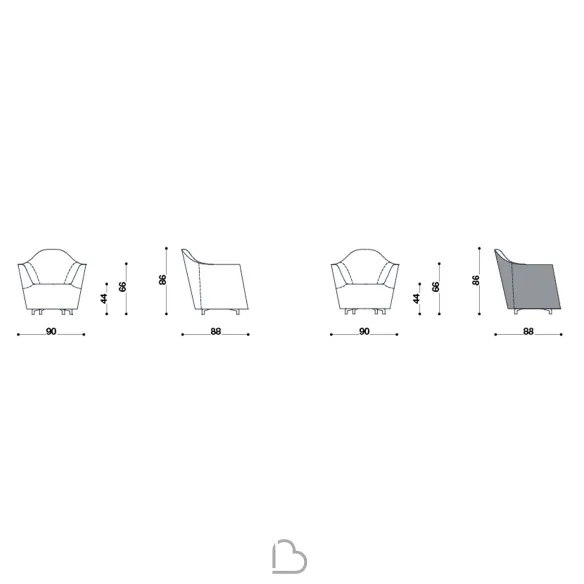 Fauteuil Désirée Eldora