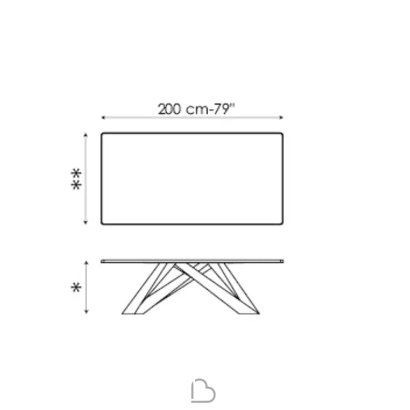 Table Bonaldo Big Table 220