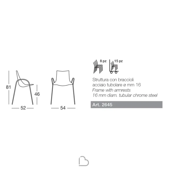 Silla SCAB Design ZEBRA POP 2645