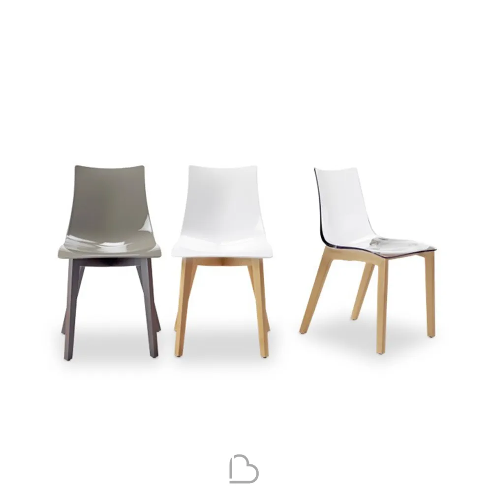 Stuhl SCAB Design NATURAL ZEBRA