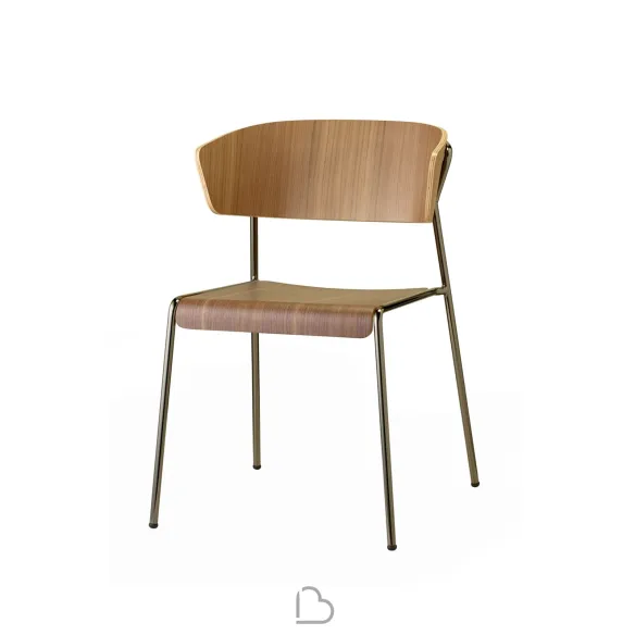 Fauteuil SCAB Design LISA WOOD 2850