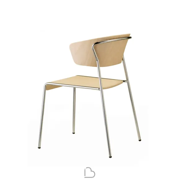 Sillòn SCAB Design LISA WOOD 2850
