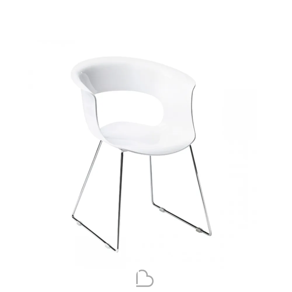 Sedia a slitta SCAB Design MISS B ANTISHOCK