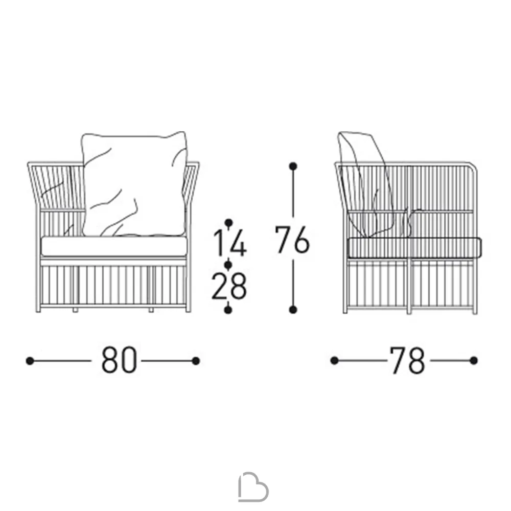 Sofa  Varaschin Tibidabo