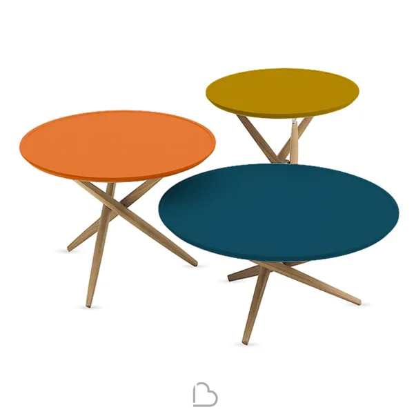 Set 3 Coffee tables Sculptures Jeux Pico - palette