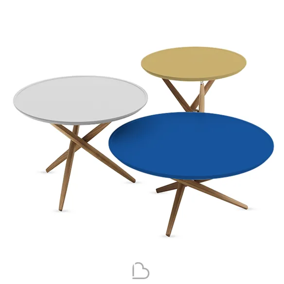 Set 3 Coffee tables Sculptures Jeux Pico - palette