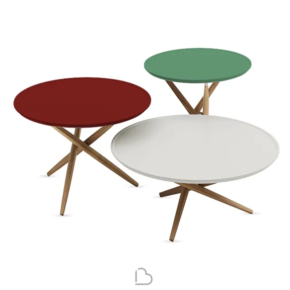 Set 3 Tables basses Sculptures Jeux Pico - palette