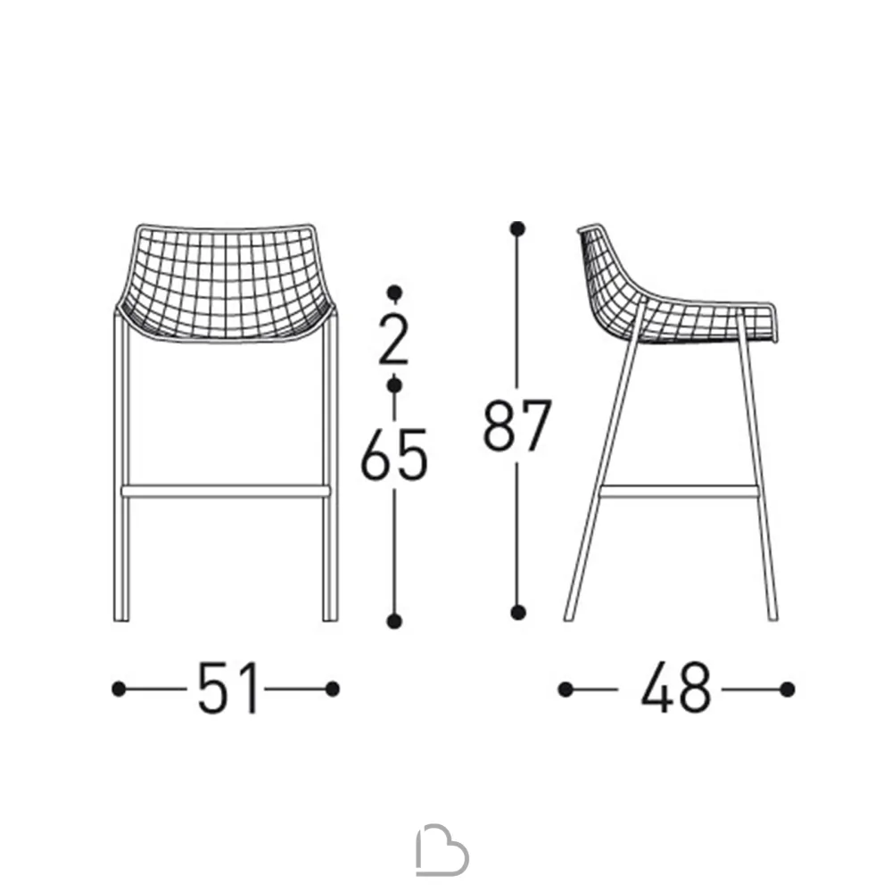 Hocker Varaschin Summer Set