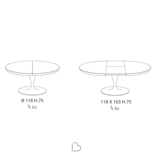 Tavolo Ozzio Italia T310 Eclipse