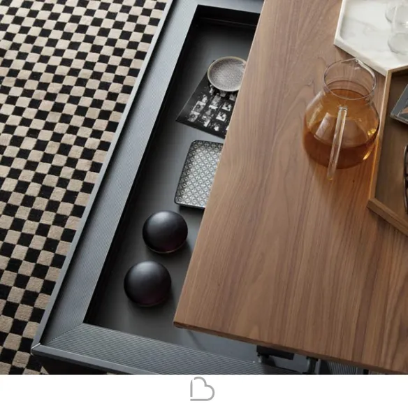 Table multifonction Ozzio Italia T062 Metrino