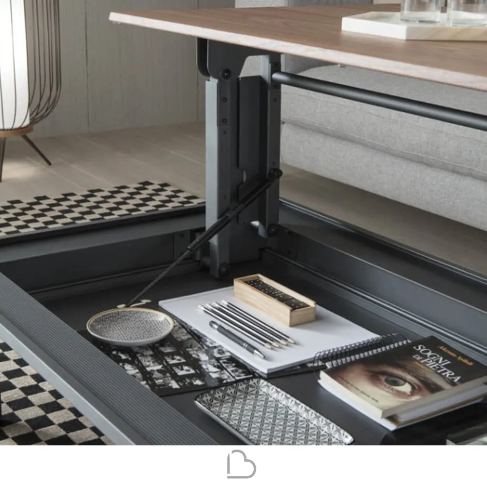 Multi-function table Ozzio Italia T062 Metrino