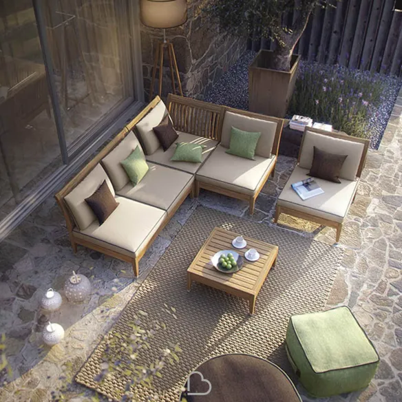 Pouf Quadrato Atmosphera Soft