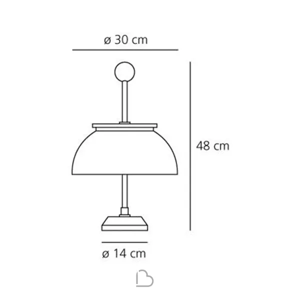 Lampada da Tavolo Artemide Alfa