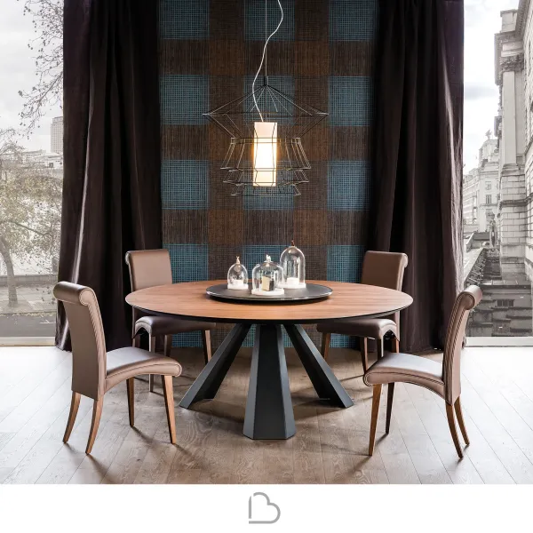 Tisch Cattelan Italia Eliot Round Top Holz