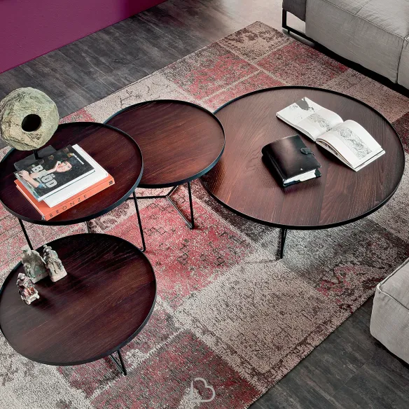 Mesita Baja Cattelan Italia Billy Wood