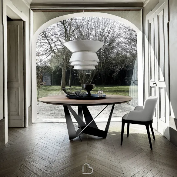 Chair with Armrests Cattelan Italia Magda