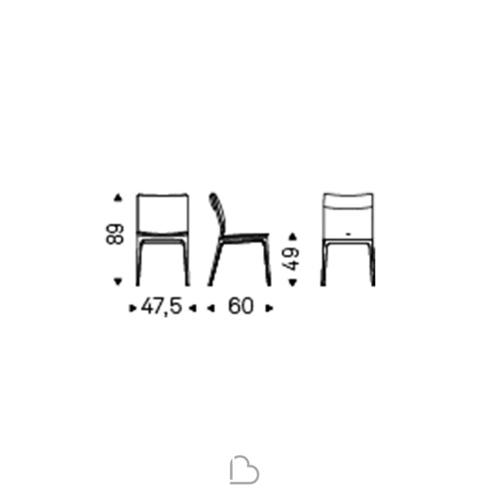 Chair Cattelan Italia Sofia