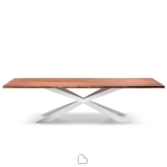 Mesa Cattelan Italia Spyder Wood Versión S con bordes irregulares