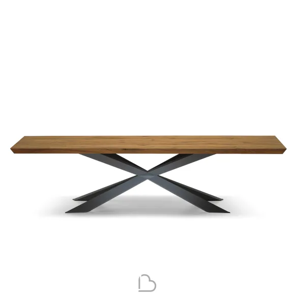 Tavolo Cattelan Italia Spyder Wood Versione S Bordi Irregolari