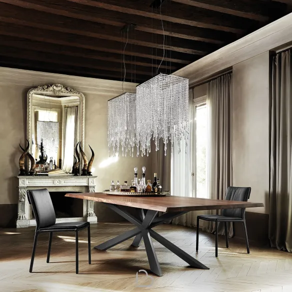 Tisch Cattelan Italia Spyder Wood Version S mit unregelmäßigen Kanten