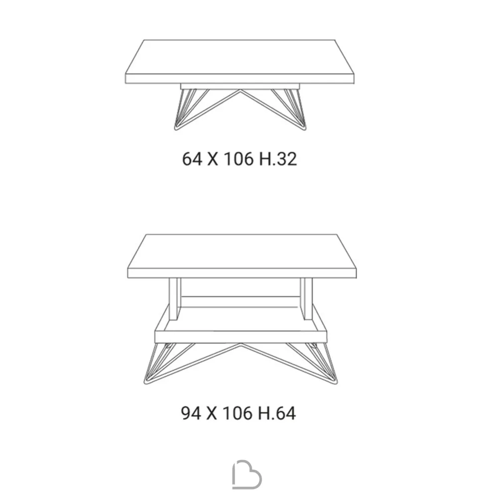 Table multifonction Easy Line Ray ET70