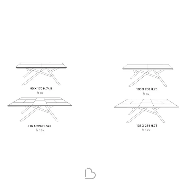 Mesa Ozzio Italia T251 Random
