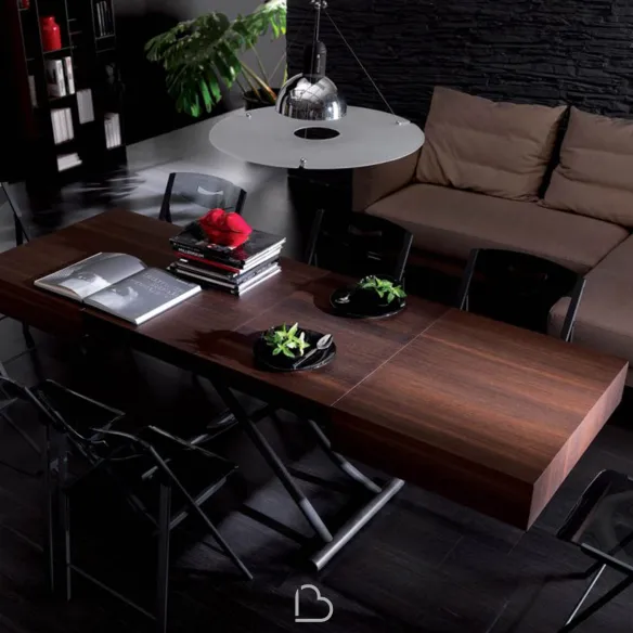 Table Transformable Ozzio Italia T111 Box Legno