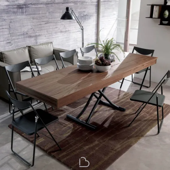 Transformable Table Ozzio Italia T123 Newood