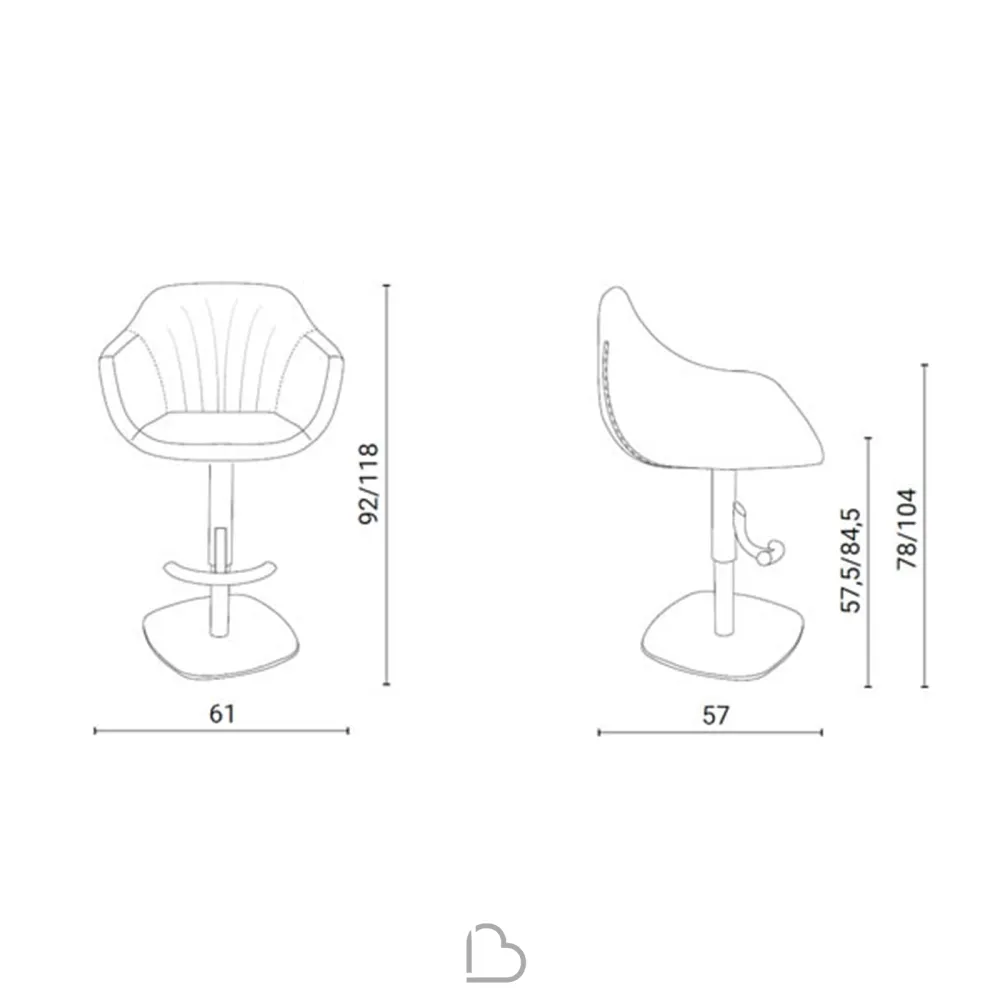 Hocker Ozzio Italia S551 Boris