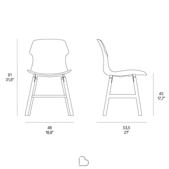 Silla Casamania Stereo Wood