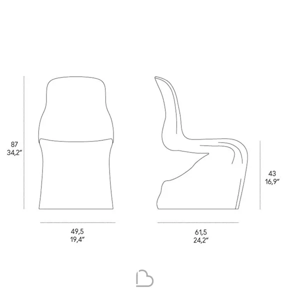 Glossy Chair Casamania Him