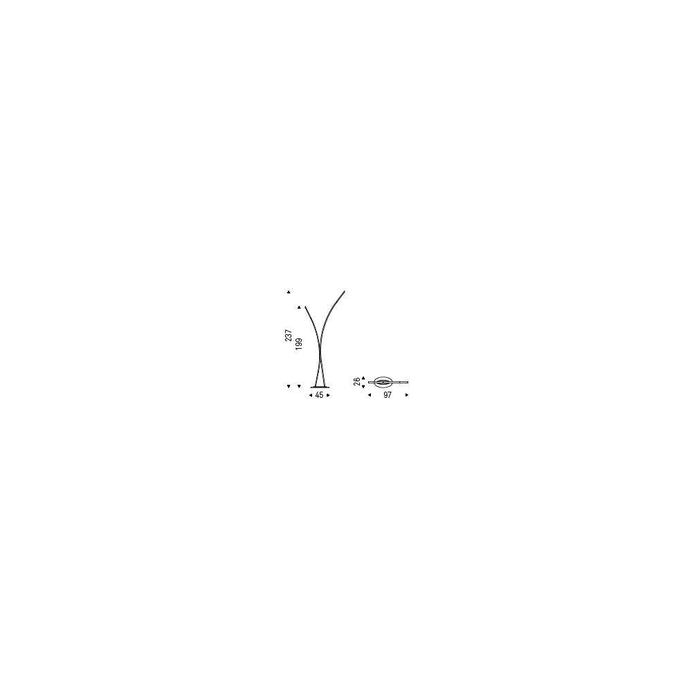 Ground Lamp Cattelan Twin