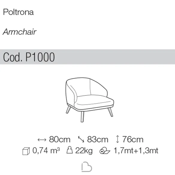 Armchair Ditre Italia St. Tropez