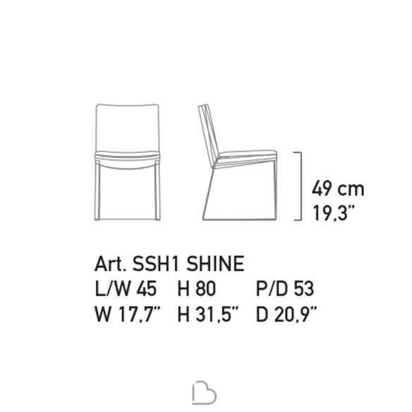 Stuhl Alivar Shine