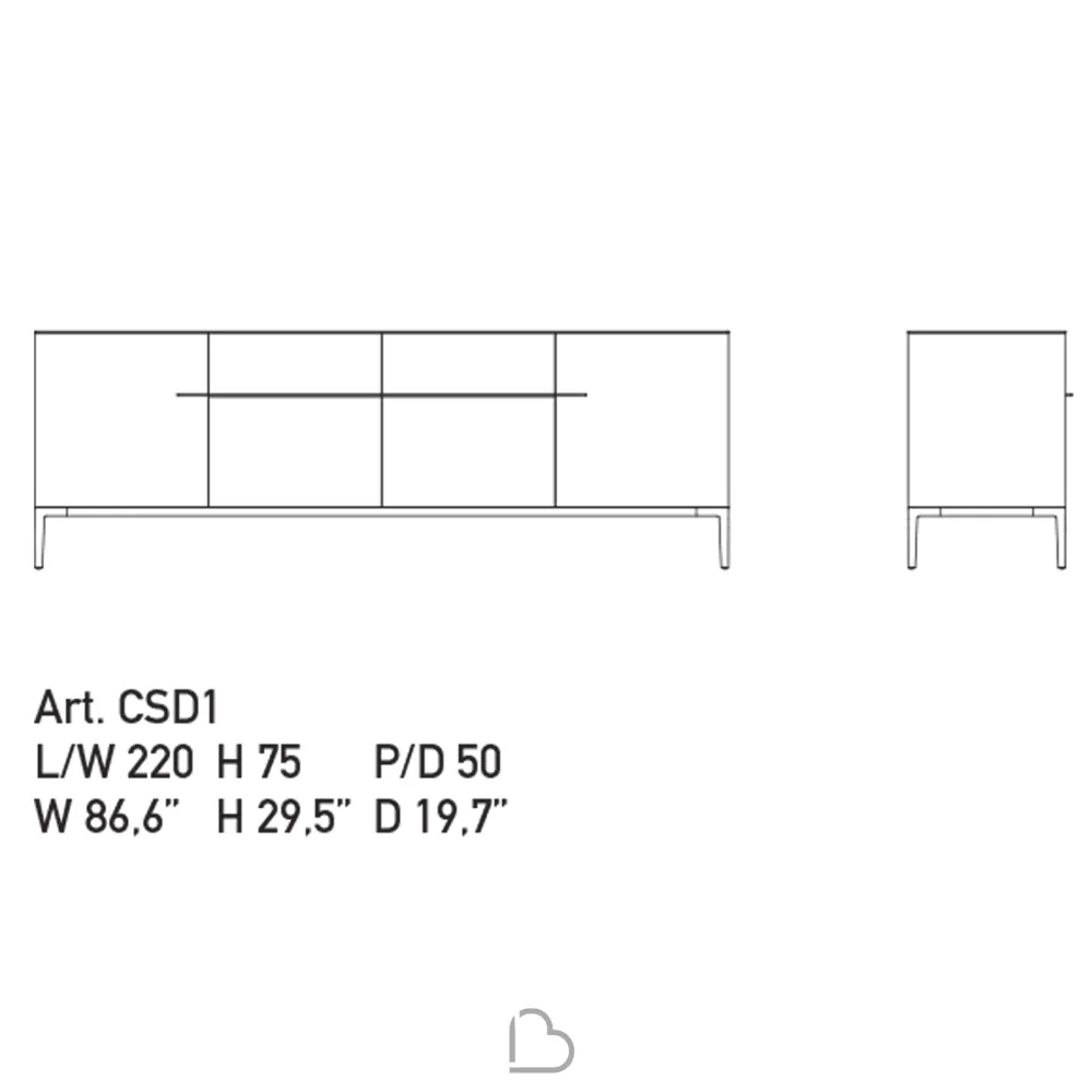 Sideboard Alivar Side