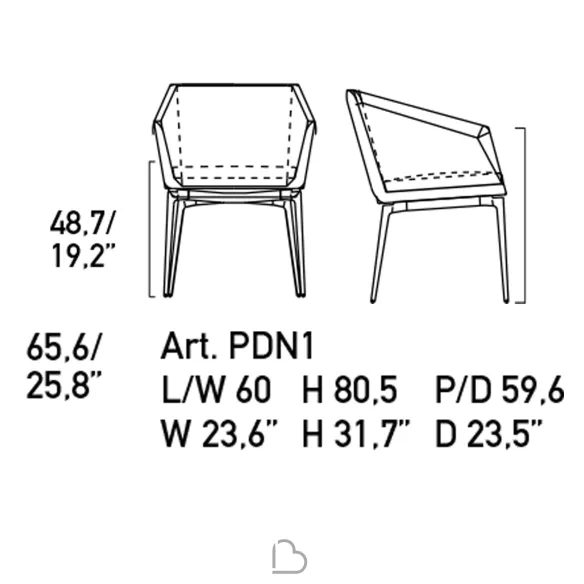 Fauteuil Alivar Denise