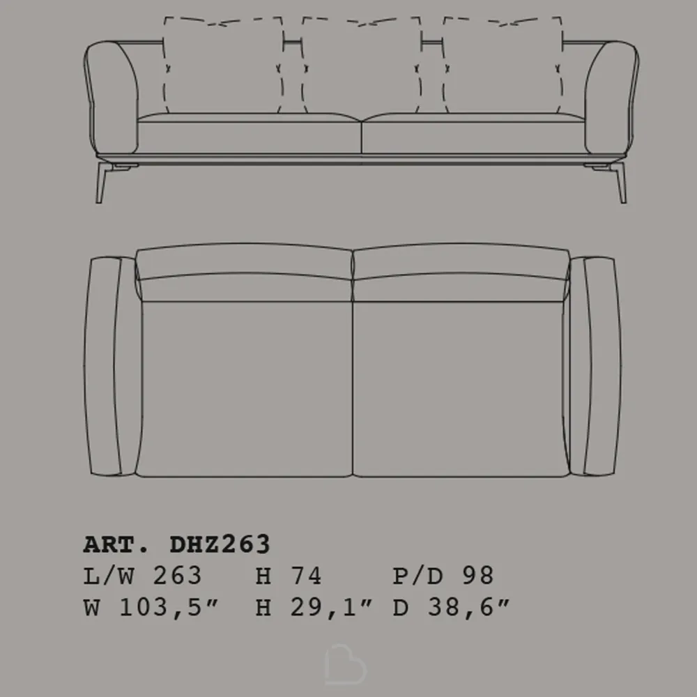 3 Sitzer Sofa Alivar Horizon