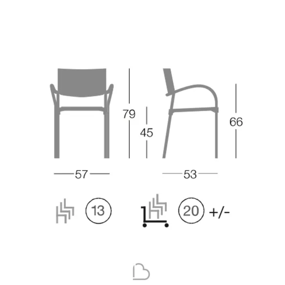 Chair Segis Breeze in Polypropylene